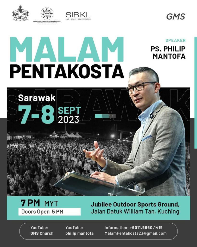 Malam Pentakosta 2 in Kuching, Sarawak
