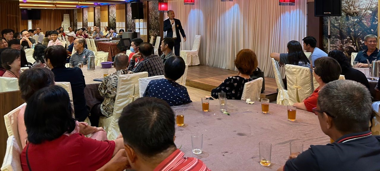 2 Precious Souls Accepted the Lord at Evangelistic Dinner in Taiping with Bro Jimmy Ong